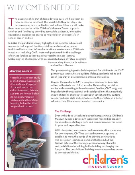 CMT Expansion Campaign * Children's Museum Tucson - Oro Valley