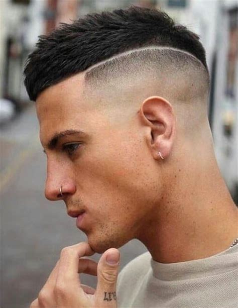 Fun Mens Short Hairstyles With Hard Part