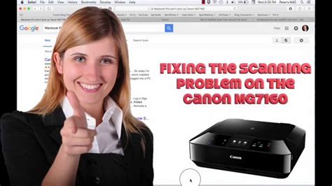 Canon Printer Mg7160 Wont Scan On Macbook Pro Youtube