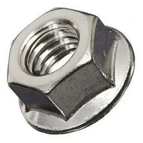 Round Stainless Steel Flange Nut Thickness 4 Mm Size 05 Inch At Rs 1piece In Mumbai