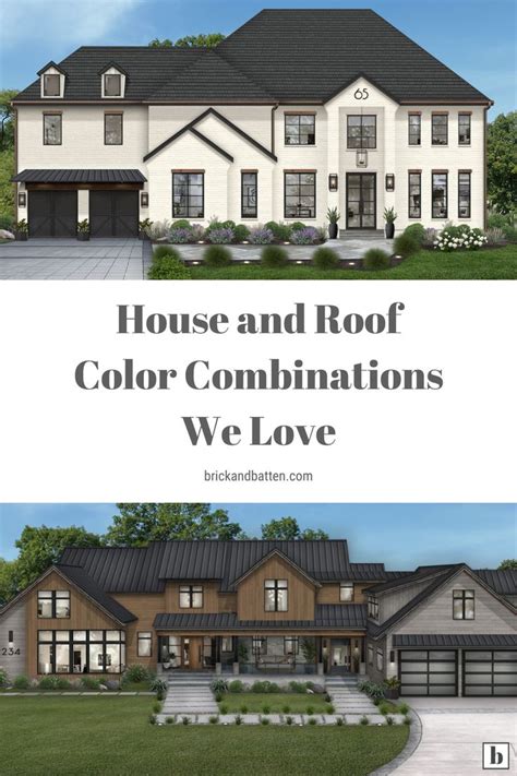 House And Roof Color Combinations We Love Brown Roof Houses Copper