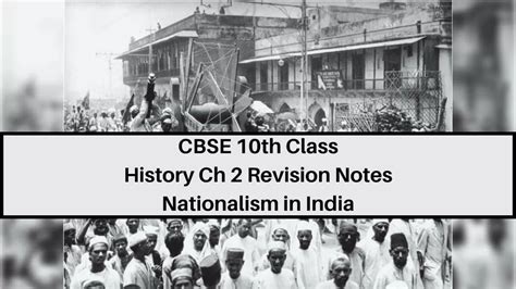 Nationalism In India Class 10 Notes Cbse History Chapter 2 Download