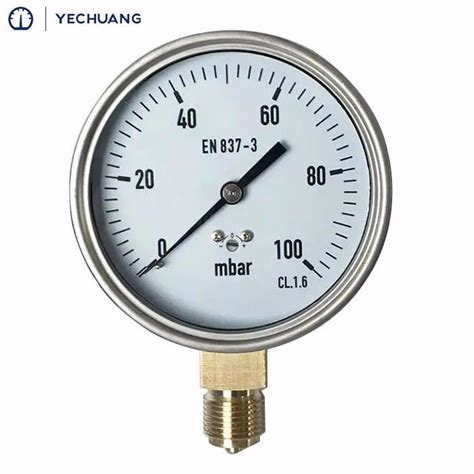 Proveedores y fabricantes de manómetros de conexión inferior BSP