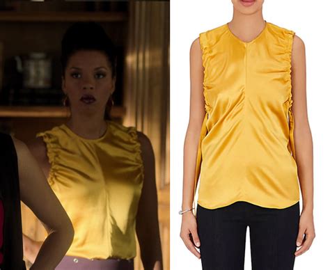 Marvel S Runaways Season 1 Episode 4 Catherine S Yellow Silk Blouse