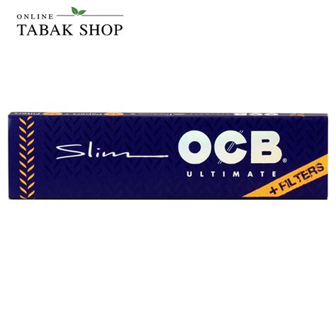 OCB Ultimate Slim Zigarettenpapier Filtertips 32er Kaufen Bei