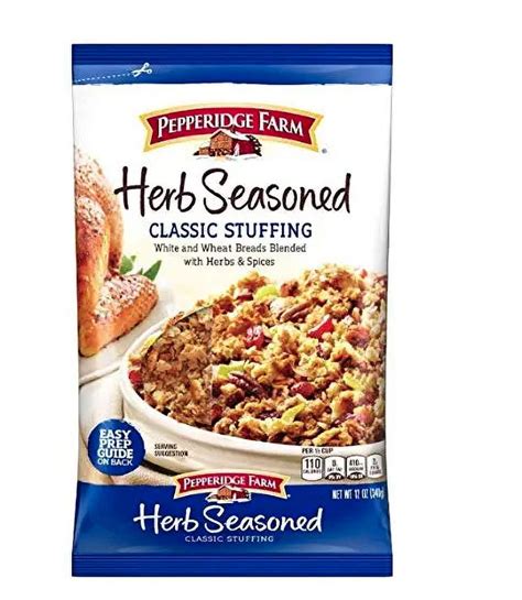 Pepperidge Farm Herb Seasonsed Classic Stuffing Pack Of 3 12oz Bags