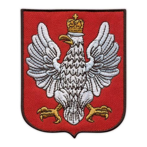 Coat of arms of Poland in 1919-1927 embroidered patch/badge