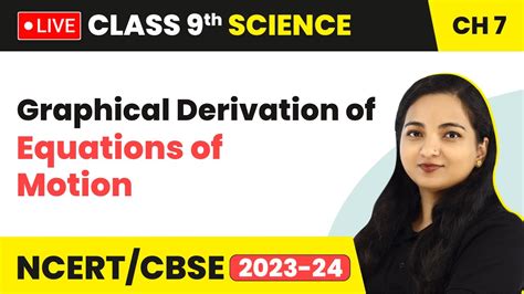 Graphical Derivation Of Equations Of Motion Class Science Chapter