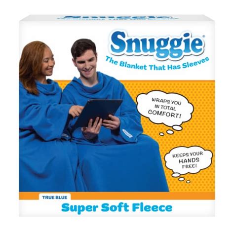 Snuggie Super Soft Fleece Blanket - True Blue, 1 ct - Fred Meyer