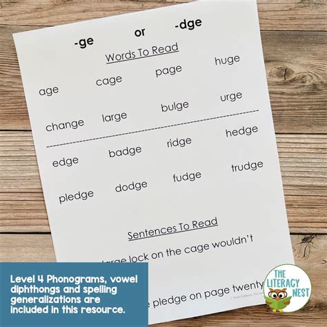 Decodable Word Lists And Sentences For Orton Gillingham Lessons Level 4