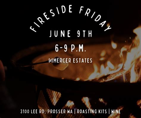 Fireside Friday Mercer Wine