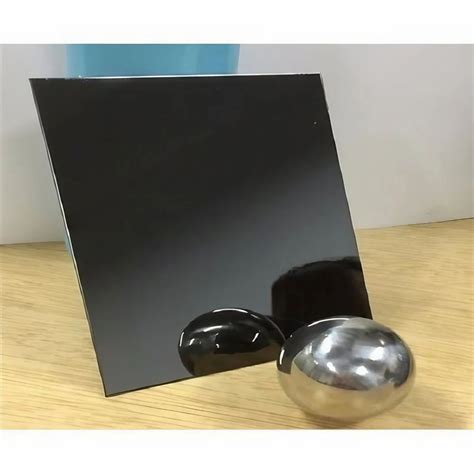 Stainless Steel Black Mirror Sheet At Rs Piece Mirror Finish Ss