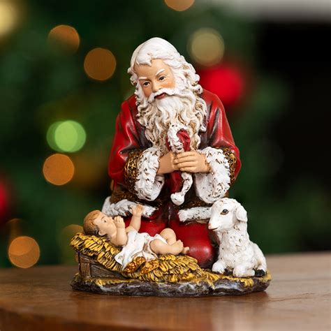 Kneeling Santa Figure 5 The Catholic Company®