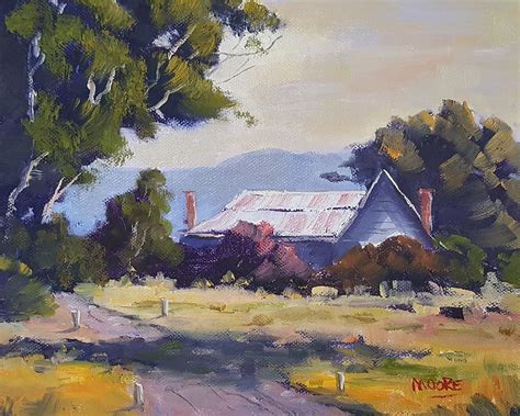 Dunkeld Cottage Painting By Rod Moore