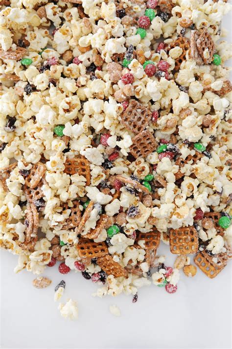 Delicious Popcorn Party Mix Idea And Recipe Pink Peppermint Design