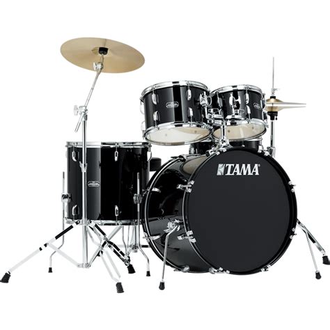 Buy Tama Stagestar Piece Drum Set With Cymbals Black Online South