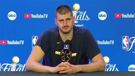 Watch Nikola Jokic Pour A Beer On His Teammate During Postgame Interview