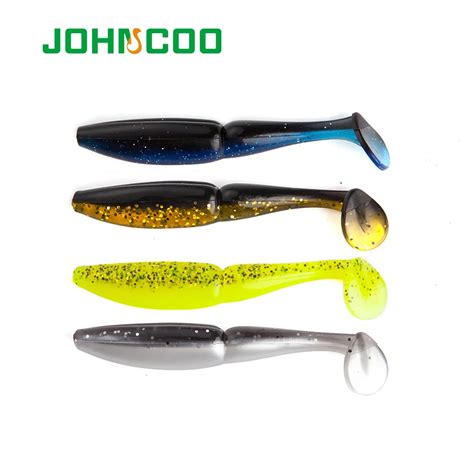 JOHNCOO Fishing Lure Soft Bait 85mm 110mm Easy Shiner Worm Swimbait One