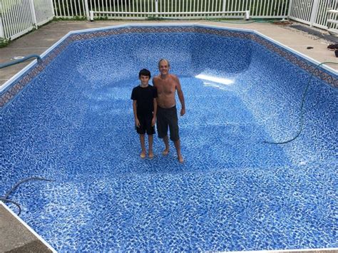 How to install an inground swimming pool liner diy replacing a vinyl ...