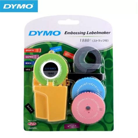 Jual Dymo 1880 Label Maker Embossing 3d Emboss 3 Wheel Gear Shopee