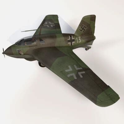 Messerschmitt Me-163B Komet 3D Model by ChipBassChaos