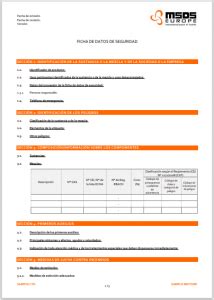 Fds Ficha De Datos De Seguridad