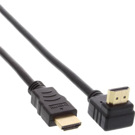 C Ble Hdmi En Ligne Avec Ethernet Un Angle De M Leroy Merlin