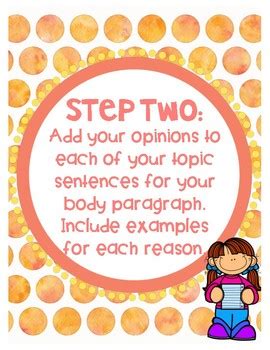 Body Paragraphs for Opinion Writing by For the Love of Elementary