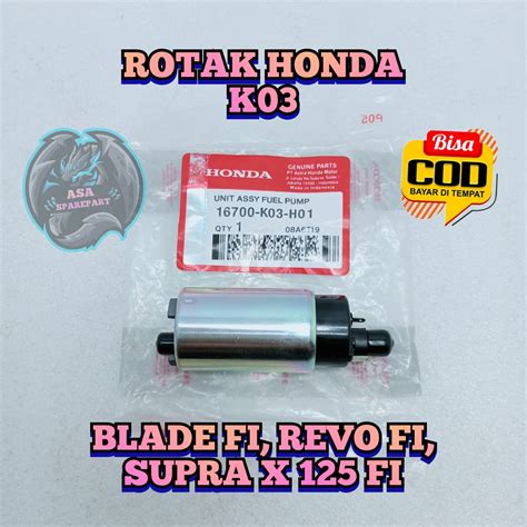 ROTAK K03 ASLI ORIGINAL HONDA AHM DINAMO FUEL PUMP UNTUK MOTOR BLADE FI