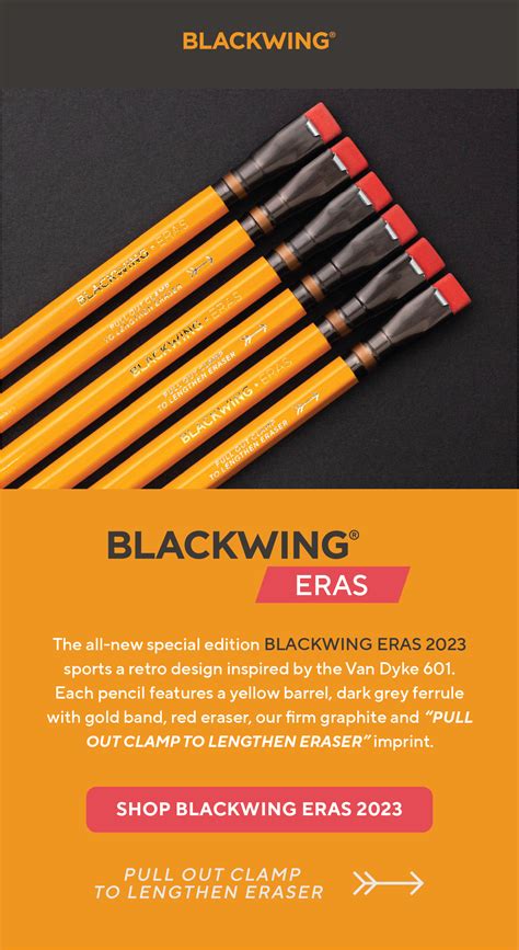 Blackwing Eras 2023 Available Now | dutch doscher