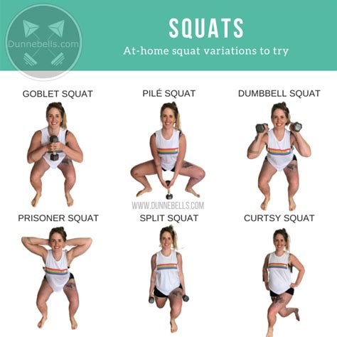 6 Squat Types And Weight Loss Exercises To Try At Home — Dunnebells