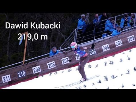 Dawid Kubacki 219 0 m 11 12 2020 MŚwL Planica 2020 YouTube