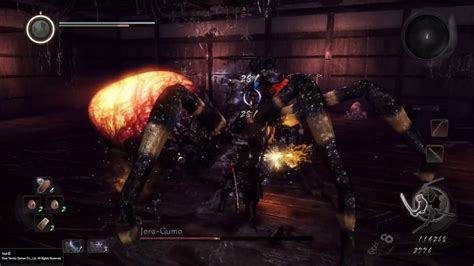 NIOH Jefe JORO GUMO NIOH BOSS Fight JORO GUMO YouTube