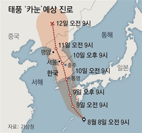 Typhoon Khanun Expected To Pass Through South Korea The Dong A Ilbo