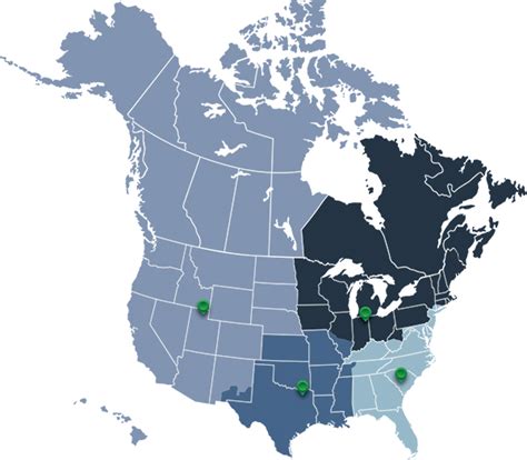 Nucor Locations Map