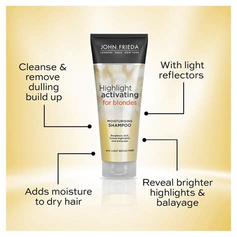 John Frieda Highlight Activating Moisturising Shampoo Sheer Blonde