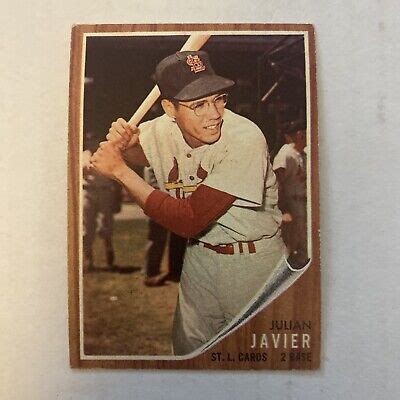 Topps Baseball Julian Javier St Louis Cardinals Card Ebay