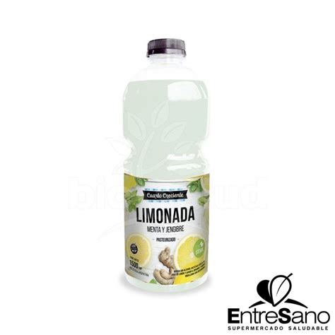 Jugo Limonada Menta Jengibre Cc Cuarto Creciente Entresano