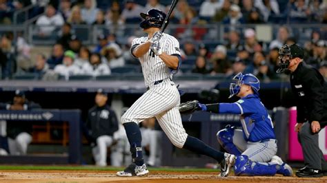 Judge Stanton Rizzo Homer To Lead Yankees Over Blue Jays