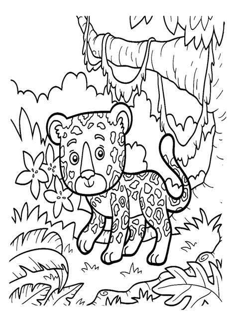 26 Pagine Da Colorare Di Giaguaro ColoringPagesOnly