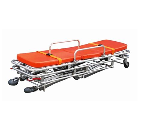 Ya As Collapsible Ambulance Stretcher With Wheels And Backrest