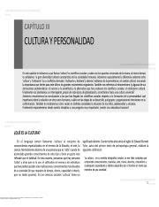 Cap Tulo Iii Cultura Y Personalidad En H E Recalde Pdf Recalde H Ctor