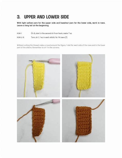 spongebob crochet pattern