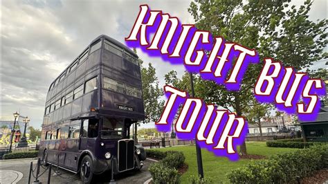 KNIGHT BUS TOUR IN DIAGON ALLEY WIZARDING WORLD OF HARRY POTTER