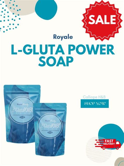 Premium Royal L Gluta Power Soap With Glutathione Vitamin E Vitamin