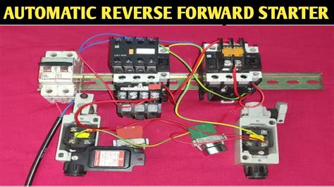 Automatic Reverse Forward Starter Control With Limit Switch Reverse