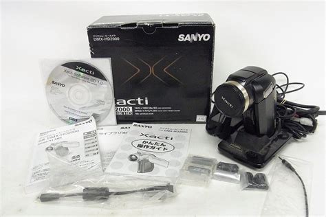 【傷や汚れあり】t312 J10 3204 Sanyo サンヨー デジタルムービーカメラ Dmx Hd2000 2009年製 Mpeg 4