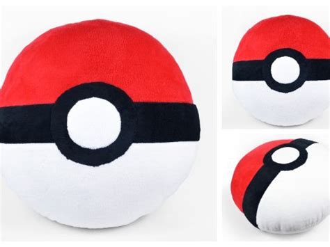 Diy Supersized Fabric Pokeball Pillow Free Sewing Pattern Sewing Patterns Free Fabric Sewing