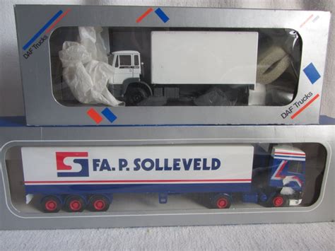 Lion Toys 150 Daf Ft 95 Solleveld And Daf Fa 1900 Catawiki