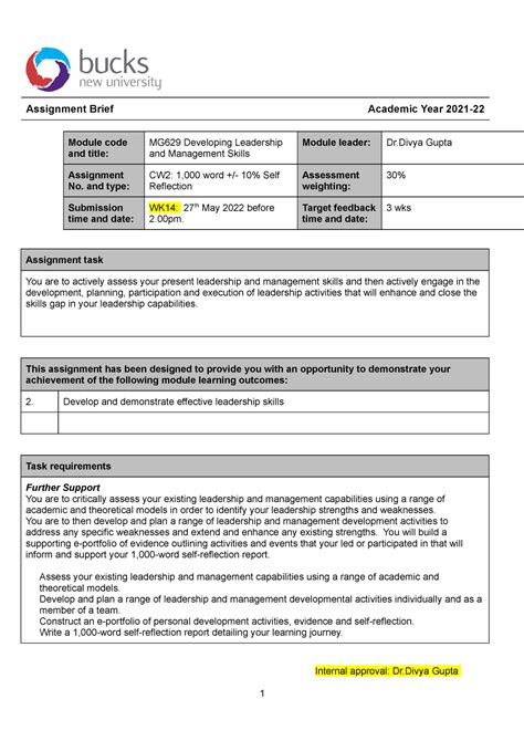 Mg629 Dlms Cw2 Assignment Brief 2021 22docx Assignment Brief Academic Year 2021 Module Code